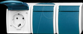 2300/3 EW-53 Earthed contact outlet, 3-way