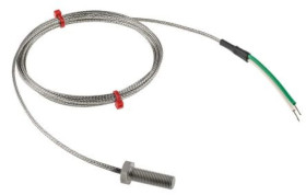 Termopara typ K do +250C 25mm kabel 2m, Stal nierdzewna IEC