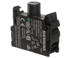 Oprawka blok LED zielony 24V AC-DC montaż czołowy przył śrubowe SIRIUS ACT 3SU1401-1BB40-1AA0