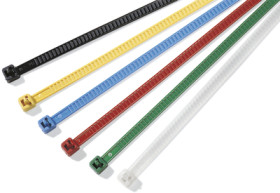 Cable tie, releasable, PA, (L x W) 196 x 4.8 mm, bundle-Ø 2 to 50 mm, natural, -40 to 85 °C, 131-55009