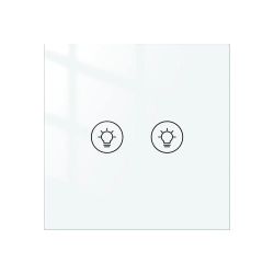 Dwukanałowy dotykowy ściemniacz światła Wifi Tuya Moes