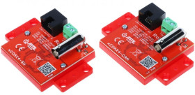 Zestaw konwerterów do transmisji Ethernet oraz PoE po koncentryku komplet 2szt.
