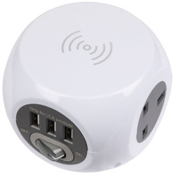Sealey EL144WC Extension Cable Cube 1.4m 3 x 230V &#x2B; 3 x USB Sockets &amp; Wireless