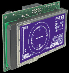 EA KIT129-6LWTK LCD graphics module with touch panel, 128 x 64 pixels