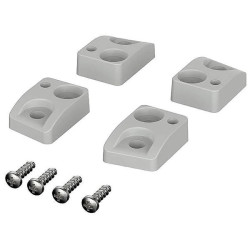 BOPLA 00500205 BA WL 13 Wall fittings 130x40x8mm Aluminium grey 2pcs