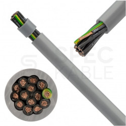 Kabel sterowniczy OPVC-JZ 14x1mm2 szary 300/500V numerowany olejoodporny linka TKD