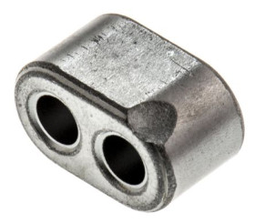 Rdzeń ferrytowy z dwoma otworami średnica otworu 3.4mm Transformatory szerokopasmowe otwory: 2 Rdzeń z podwójną