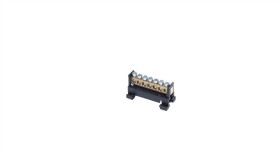 Listwa Zaciskowa Na Szynę L7 Fazowa 7-Torowa 16Mm 400V Ac 63A Czarna 81700007