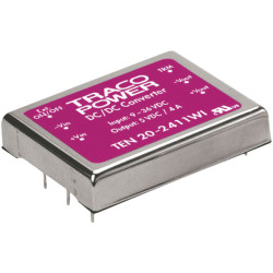 TracoPower TEN 20-2422WI 20W DC-DC Converter 9 - 36V DC In &#xB1;12V DC &#xB1;835mA Out