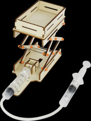 19570 Kit: Pneumatic scissor lift, functional model