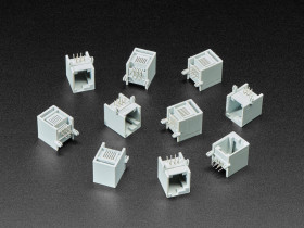 RJ12 Jack Connectors - EV3/NXT Building Brick Compatible - Pack of 10