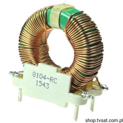 8104-RC Chokes Dual 10mH 1kHz 2.4A THT BOURNS