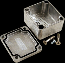 Aluminum die cast enclosure, (L x W x H) 50 x 45 x 30 mm, natural, IP66, 1590Z060