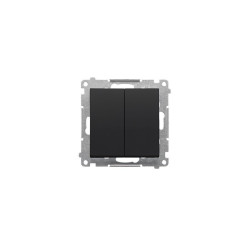 Łącznik podwójny świecznikowy TW5.01/149 czarny mat Simon 55 Kontakt-Simon