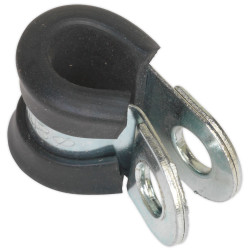 Sealey PCJ8 P-Clip Rubber Lined &#xD8;8mm Pack of 25