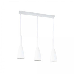 Lampa wisząca Solin 3 biała 3xE27 Light Prestige