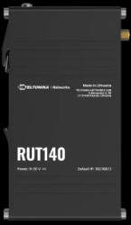 WLAN router (RJ45, WiFi antenna), RUT140