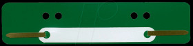 100 filing strips, green