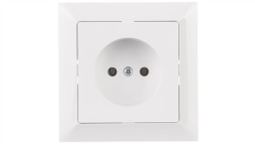 Premium Gniazdo Pojedyncze B/U Białe Gpt-15 Pr