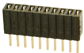 Gniazdo PCB 20 -pinowe 2 -rzędowe raster: 1.27mm Listwa z gniazdami Proste Przewlekany