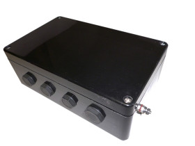 Puszka elektroinstalacyjna ścienna Poliester 160 x 90 x 260mm Czarny IP66 CE-TEK