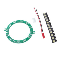 Oświetlacz pierścieniowy LED - KIT AVT 1918