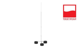 Maszt odgromowy na trójnogu Al 7m 2P Cz 65027009