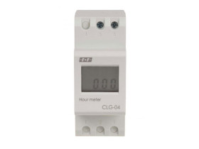 Licznik Czasu Pracy Z Zasilaniem Batery jnym do montazu na szynie DIN CLG-04 F&F FILIPOWSKI