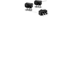 Omron D2MC-5H Microswitch 250V AC 5A SPDT Lever Actuator Panel Mount