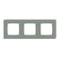 MINI Ramka uniwersalna potrójna kwadratowa z tworzywa szałwiowy 61MR-3