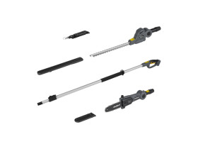 Teleskopowe nożyce akumulatorowe + piła 2w1 Rebel