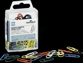 125300 Paper clips, 26 mm, assorted colours, 100 pieces