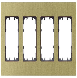 Mocowanie elektroinstalacyjne, kolor Żółty, 4-krotna, Aluminium, Siemens