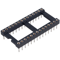 TruConnect 28 Pin 0.6in Turned Pin Socket (tube 17)