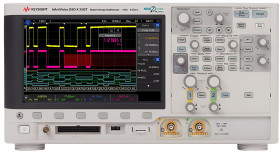 Oscyloskop 1GHz Keysight Technologies Stacjonarny Cyfrowy CAT I ±40 V DSOX3104T z kalibracją ISO CAN, IIC, LIN, RS232,