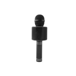 Mikrofon bluetooth WS-858 czarny z głośnikiem KARAOKE