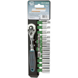 Br&#xFC;der Mannesmann M29114 Bit Set 1/4&quot; Multisize Versatile Tool Set
