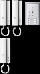 1841320 Audio door phone set ENTRAVOX, 3 family house
