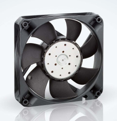 Wentylator osiowy 24 V DC DC 119 x 119 x 25mm 8.3W 200m³/h 52dB IP20