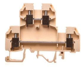 Złączka szynowa gwintowa 2-piętrowa 4mm2 beżowa VS 4 NA 003901277