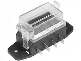 Gniazdo 01.00610 bezpiecznika 4x UNI wypr. boczne