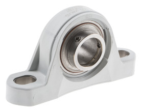 Łożysko ślizgowe dzielone, Stal nierdzewna, do użytku z Zespoły opraw Y i łożysk Y przeznaczone do linii obróbki