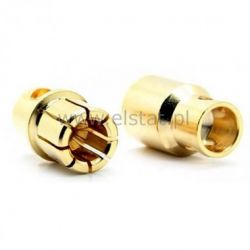Wtyk i gniazdo gold 8mm z obudową ( para ) 150A