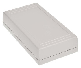 Obudowa Poliwęglan szerokość zew. 68,7mm długość zew. 141,6mm wys. zew. 25 mm RS PRO IP10 Jasnoszary