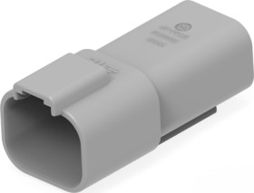 Pin housing, 4 pole, for DEUTSCH DT series, DT04-4P-C015