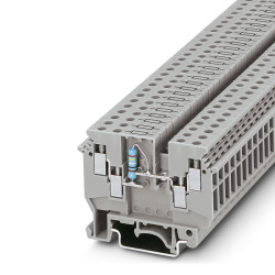 Część do listwy zaciskowej Phoenix Contact poziomy: 1 10 → 24AWGŚruba UDK 4-DUR 5K1 630 V