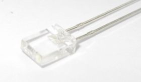 Dioda LED 5x2 prostokątna biała