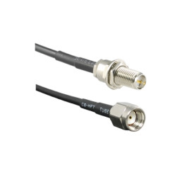 Kabel koncentryczny złącze A RP-SMA złacze B RP-SMA długość 8.5cal typ kabla RG174 Z zakończeniem