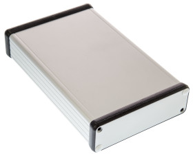 Obudowa ręczna 160 x 103 x 30.5mm IP54 Aluminium Anodowanie na srebrno