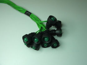 Lampka diodowa KLP-10/G 230VAC/DC typu LED 230V (klosz 10mm)/green